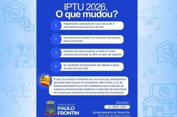 IPTU 2026: o que mudou? 