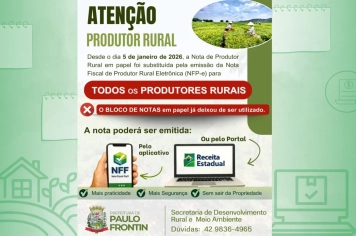 Atenção Produtor rural!