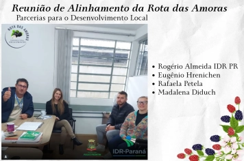 Reunião de Alinhamento da Rota das Amoras