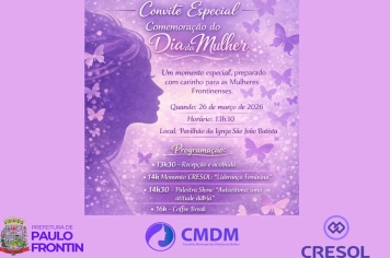 Convite Especial – Dia da Mulher!