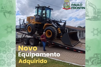 Novo equipamento adquirido!