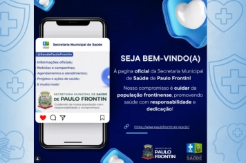 Pagina oficial da secretaria municipal de saúde de Paulo Frontin! 
