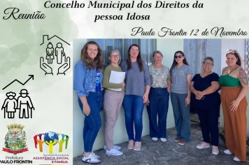 Reunião do Conselho Municipal dos Direitos da Pessoa Idosa de Paulo Frontin.