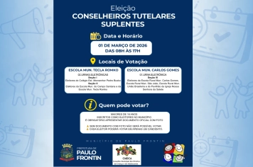 ELEIÇÃO CONCELHO TUTELAR SUPLENTES 