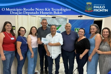 O Município Recebe Novo Kit Tecnológico Doação Deputado Hussein Bakri