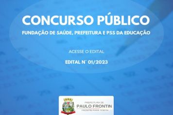 CONCURSO PÚBLICO N.° 01/2023