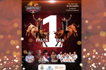 É AMANHÃ! O Frontin Fest vai tremer Paulo Frontin!