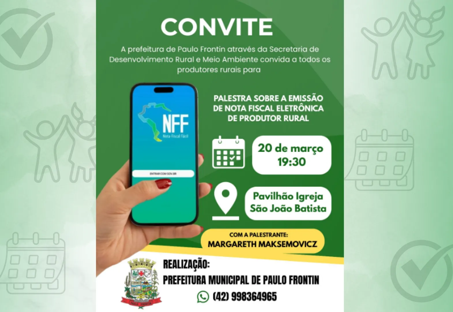 Convite Especial aos Produtores Rurais!