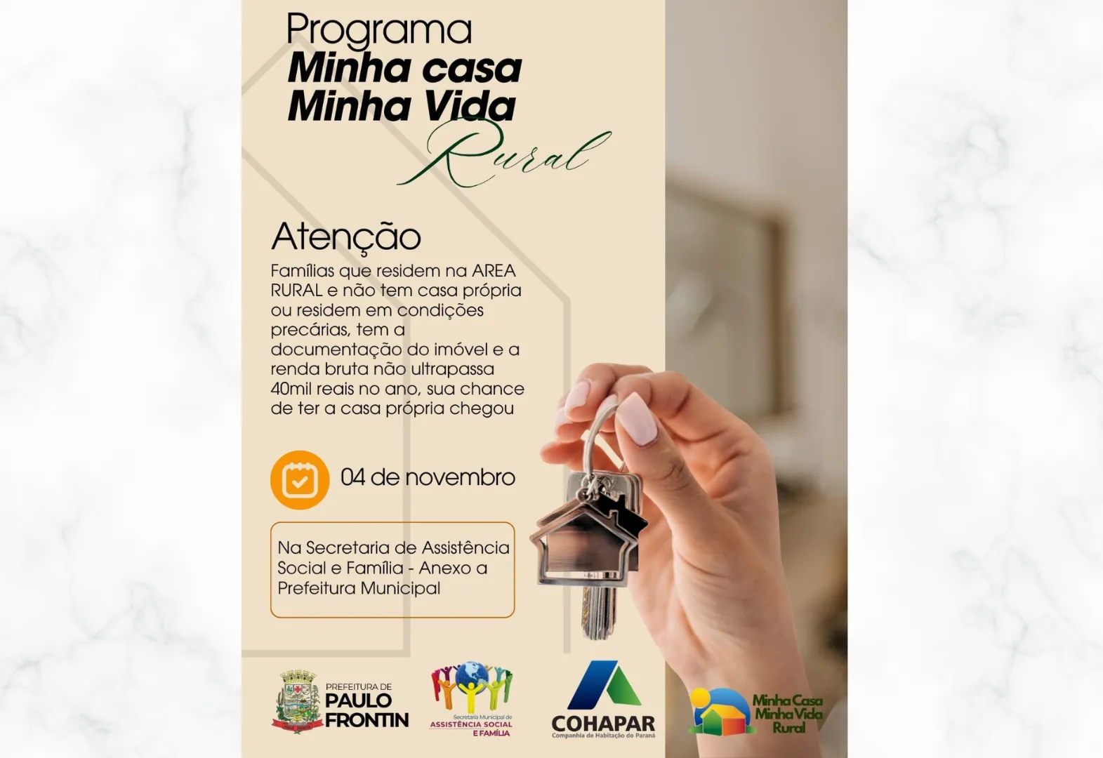 Programa Minha Casa, Minha Vida – Área Rural