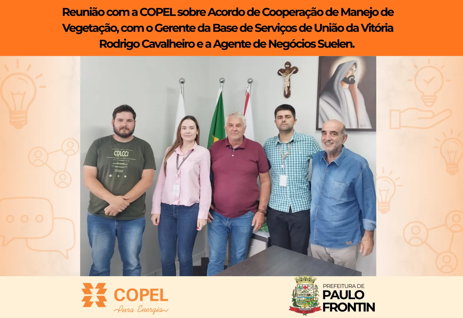 Reunião institucional com a COPEL 