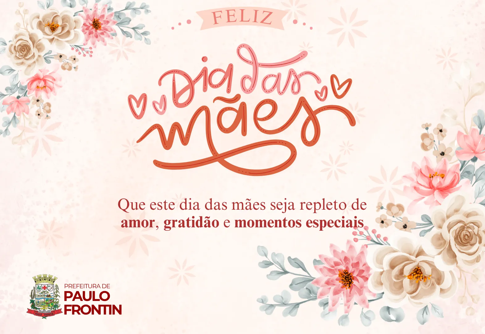 Mãe é sinônimo de cuidado, força e amor infinito. Feliz Dia das Mães! 