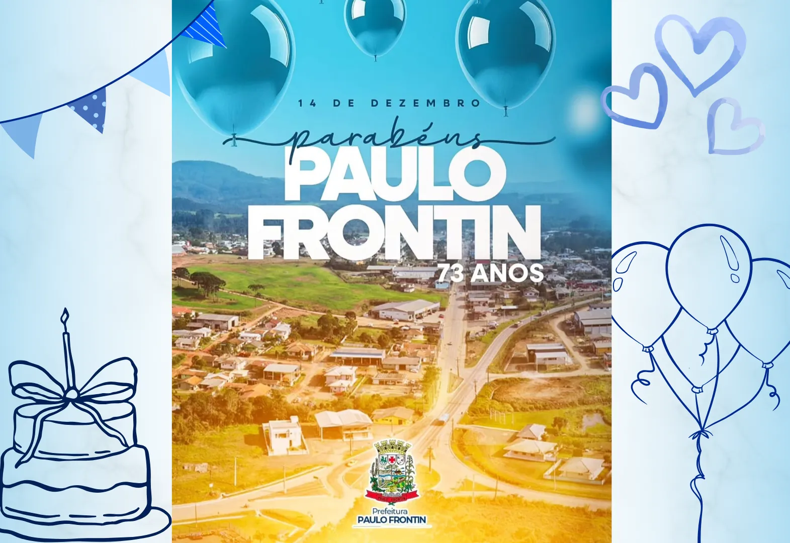 PARABÉNS PAULO FRONTIN! 73 ANOS!!!