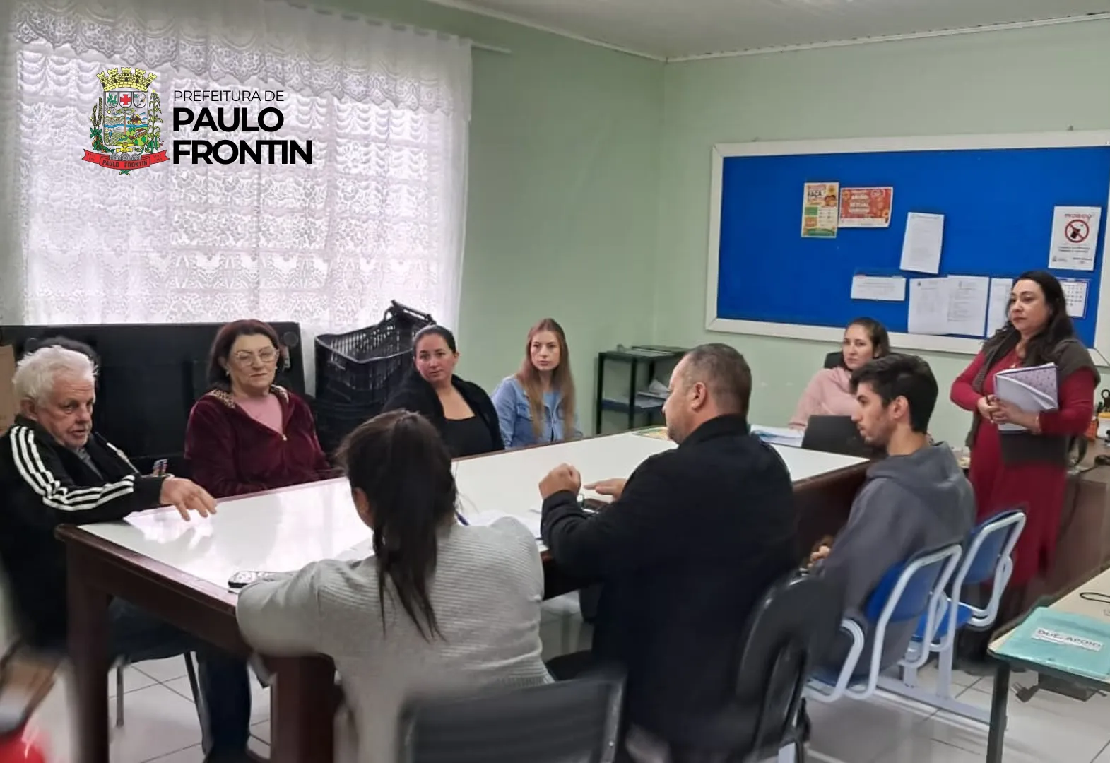Reunião na Sala das Nutricionistas para Alinhamento do Plano Municipal de Segurança Alimentar e Nutricional (PMSAN).